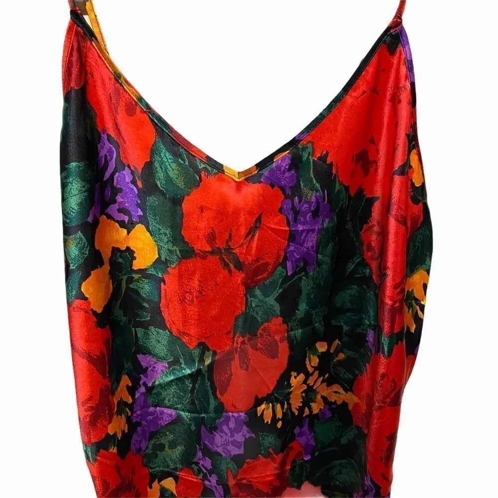 Victoria Secret Gold Label Floral Robe Set Medium